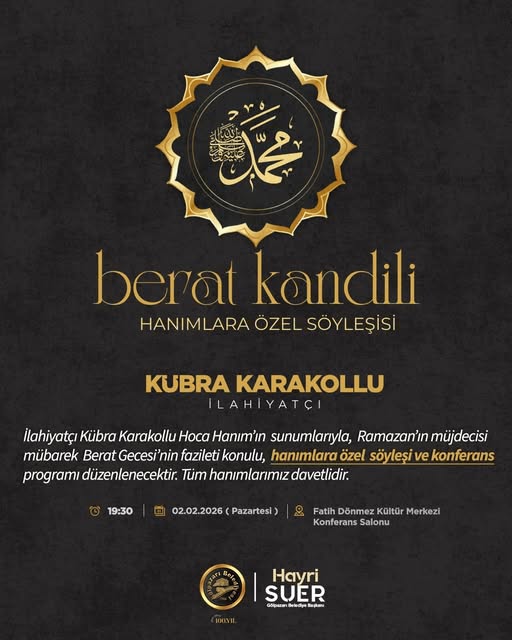 Berat Gecesi’ne Özel Kadınlar Konferansı