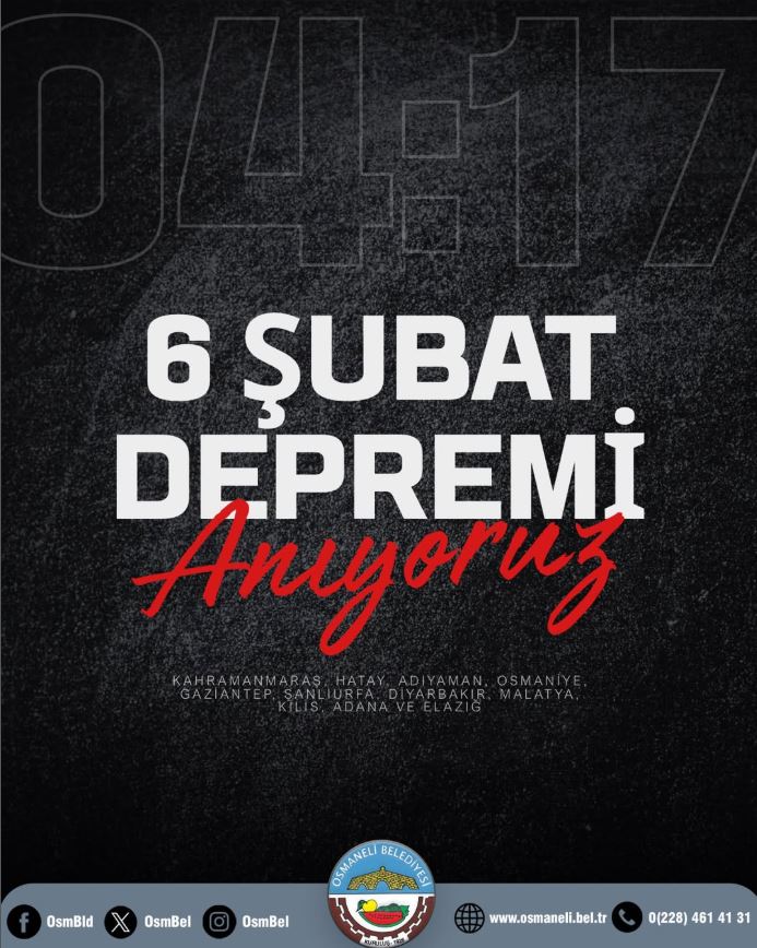 Bilecik 6 Şubat Depremlerini Unutulmadı