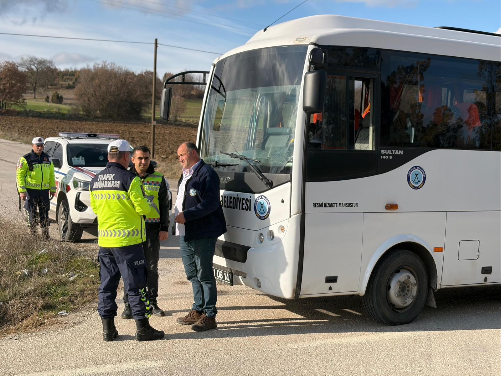 Bozüyük’te Otobüslere Yönelik Trafik Denetimi