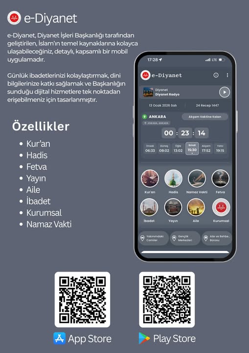 e-Diyanet Kullanıma Sunuldu