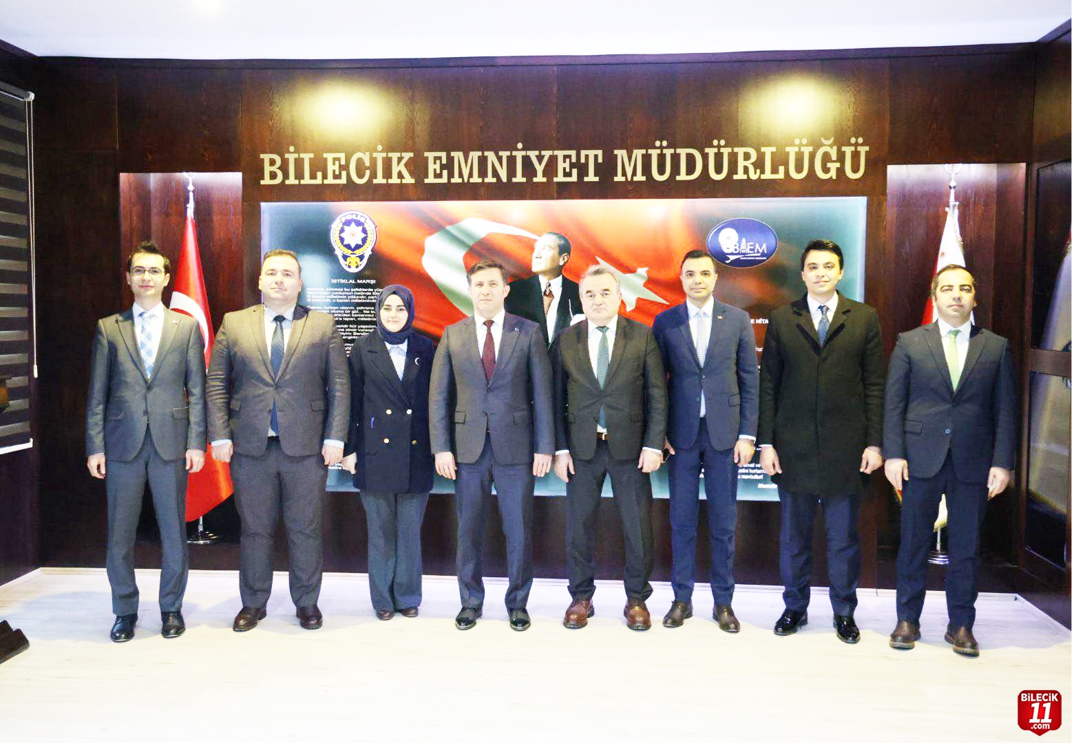 KAYMAKAMLARDAN MÜDÜR ÇAĞLAR'A ZİYARET