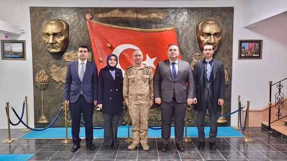 Kaymakamlardan Tuğgeneral Aslan’a Ziyaret