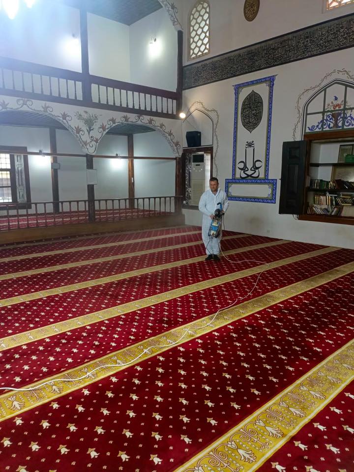 Osmaneli'nde Camiler Berat Kandili’ne Hazırlandı