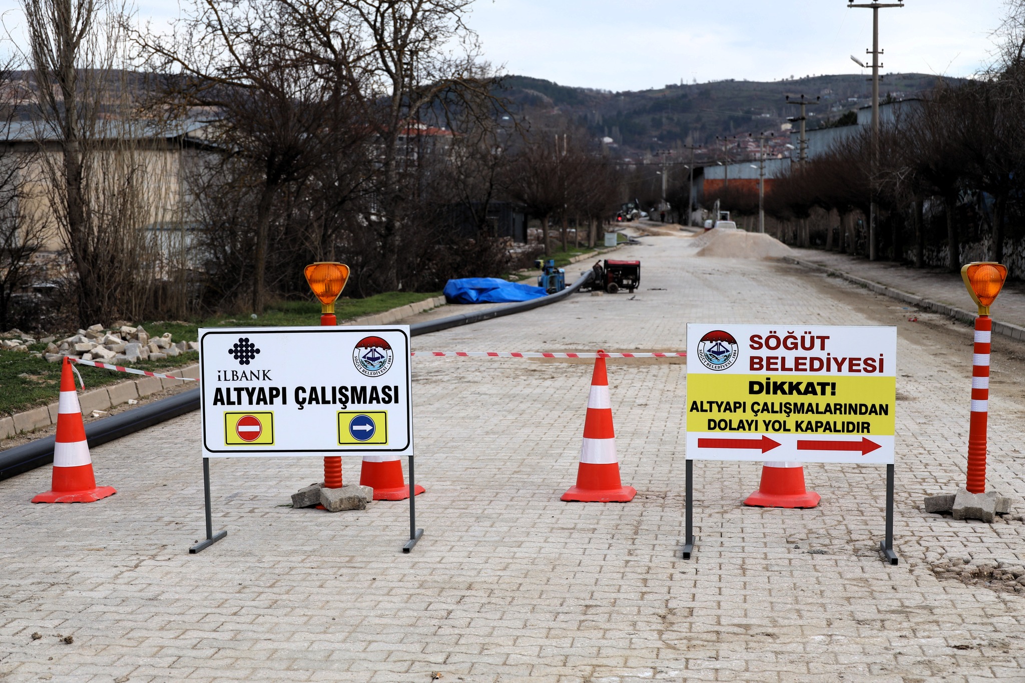 Söğüt'te Alt Yapı Çalışmaları Sürüyor