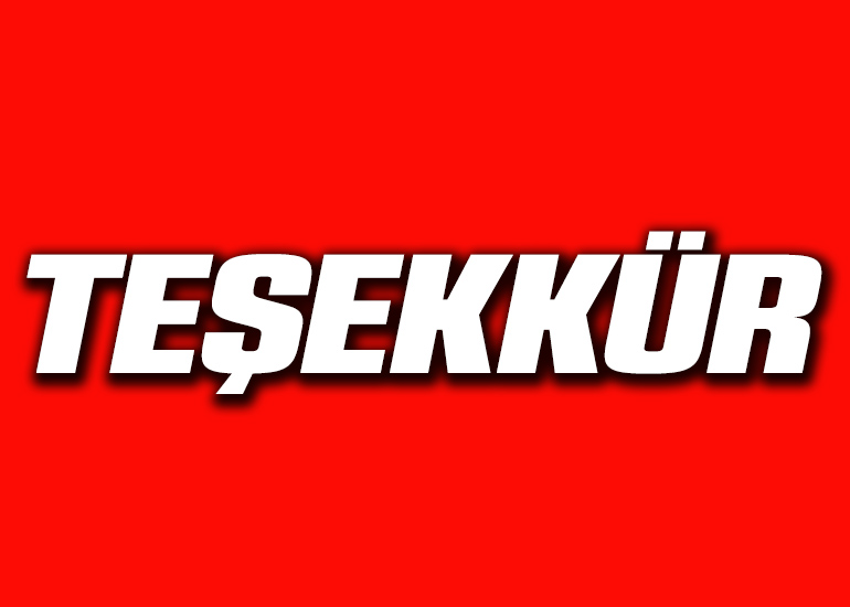 TEŞEKKÜR