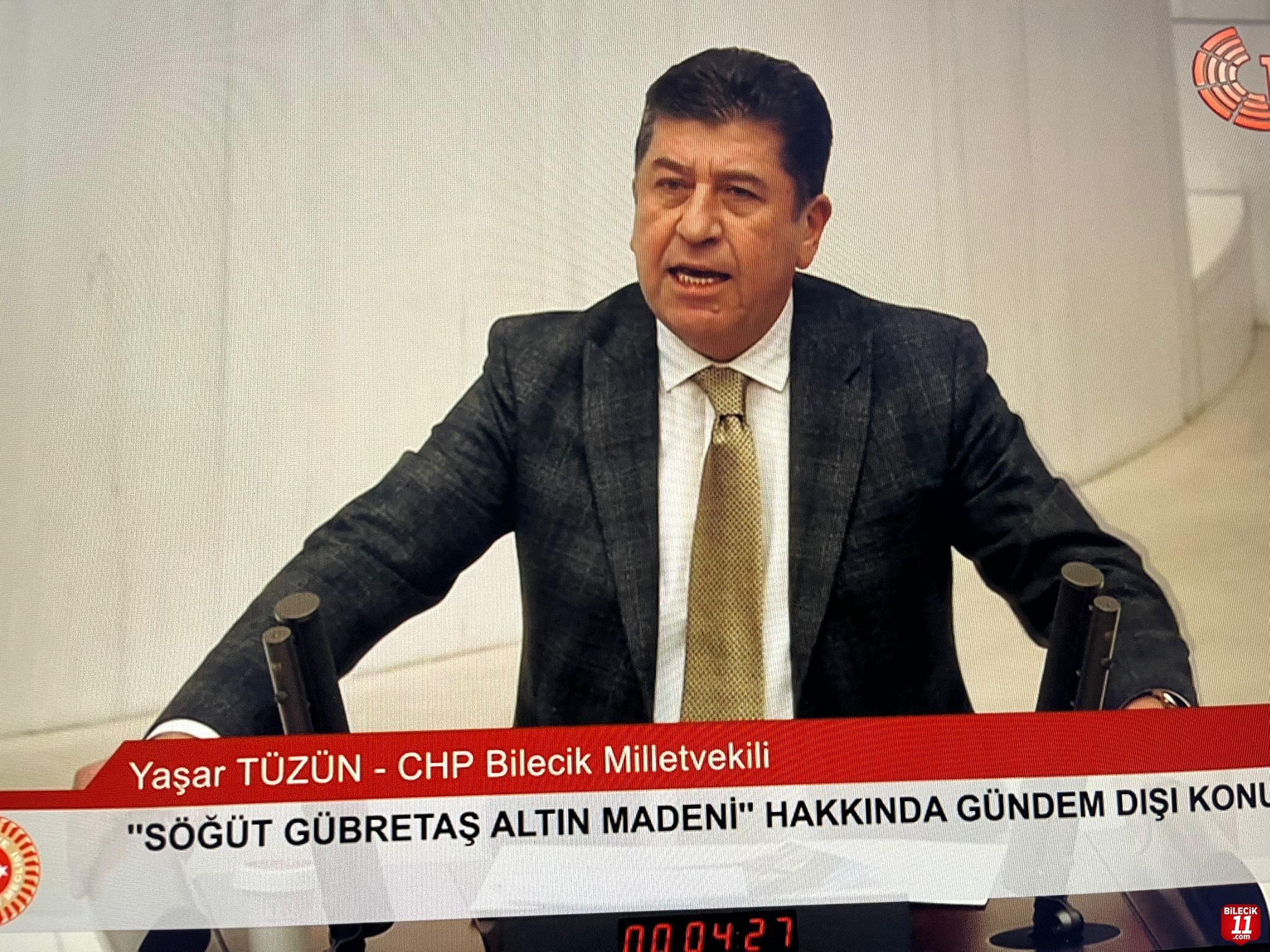 Tüzün: “Bilecik’e Verilen Maden Ruhsatları Doğayı, Suyu ve Tarımı Yok Edecek”