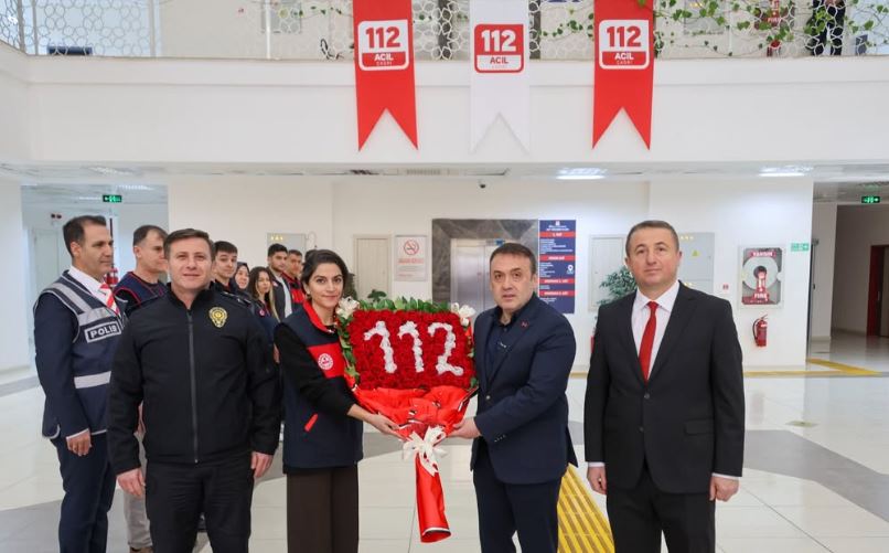 Vali Sözer’den 112 Acil Çağrı Merkezi’ne Ziyaret