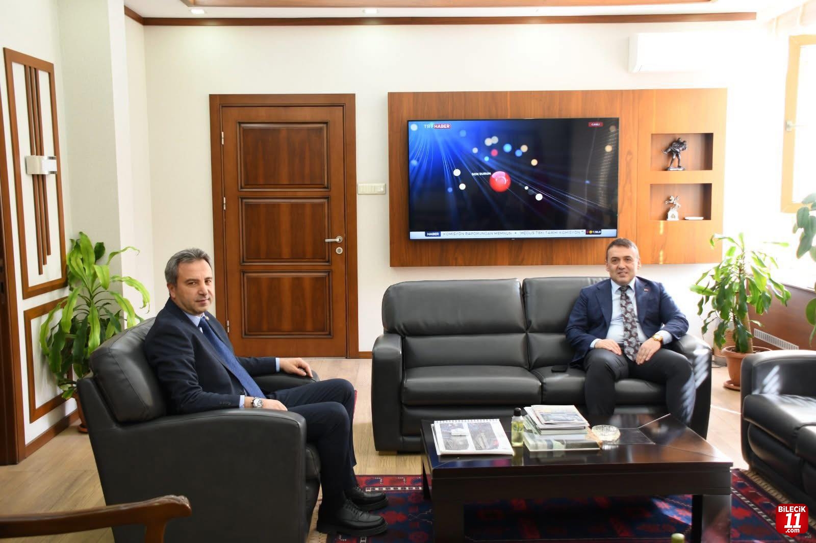 VALİ SÖZER'DEN BÖLGE MÜDÜRÜ ŞAN'A ZİYARET