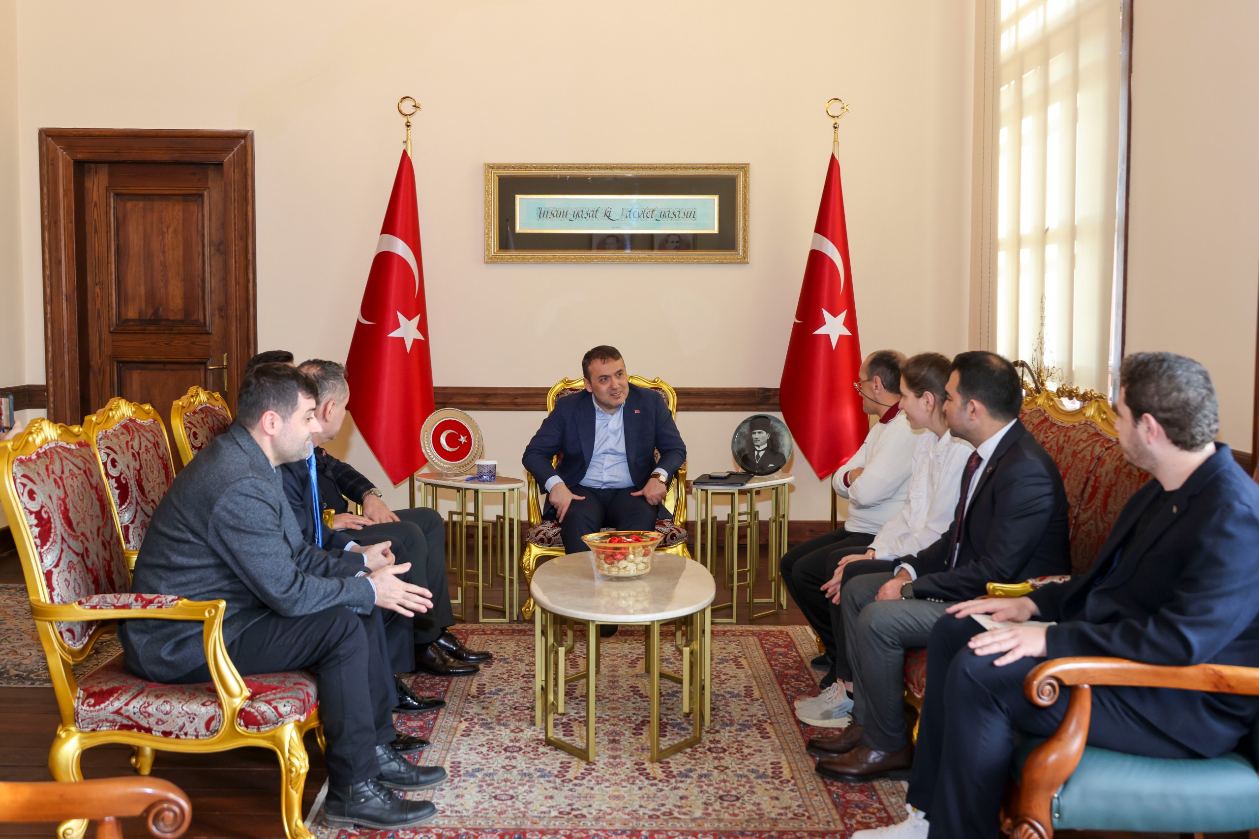 Vali Sözer özel bireyleri kabul etti