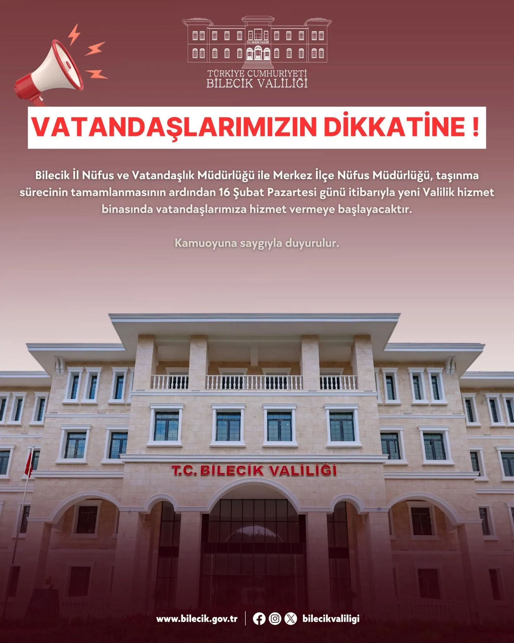 YENİ YERİNDE HİZMET VERMEYE BAŞLADI
