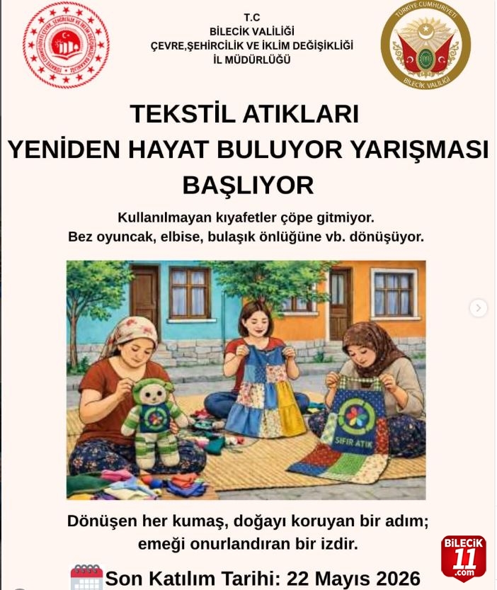 Bilecik'te Tekstil Atıkları Hayat Buluyor