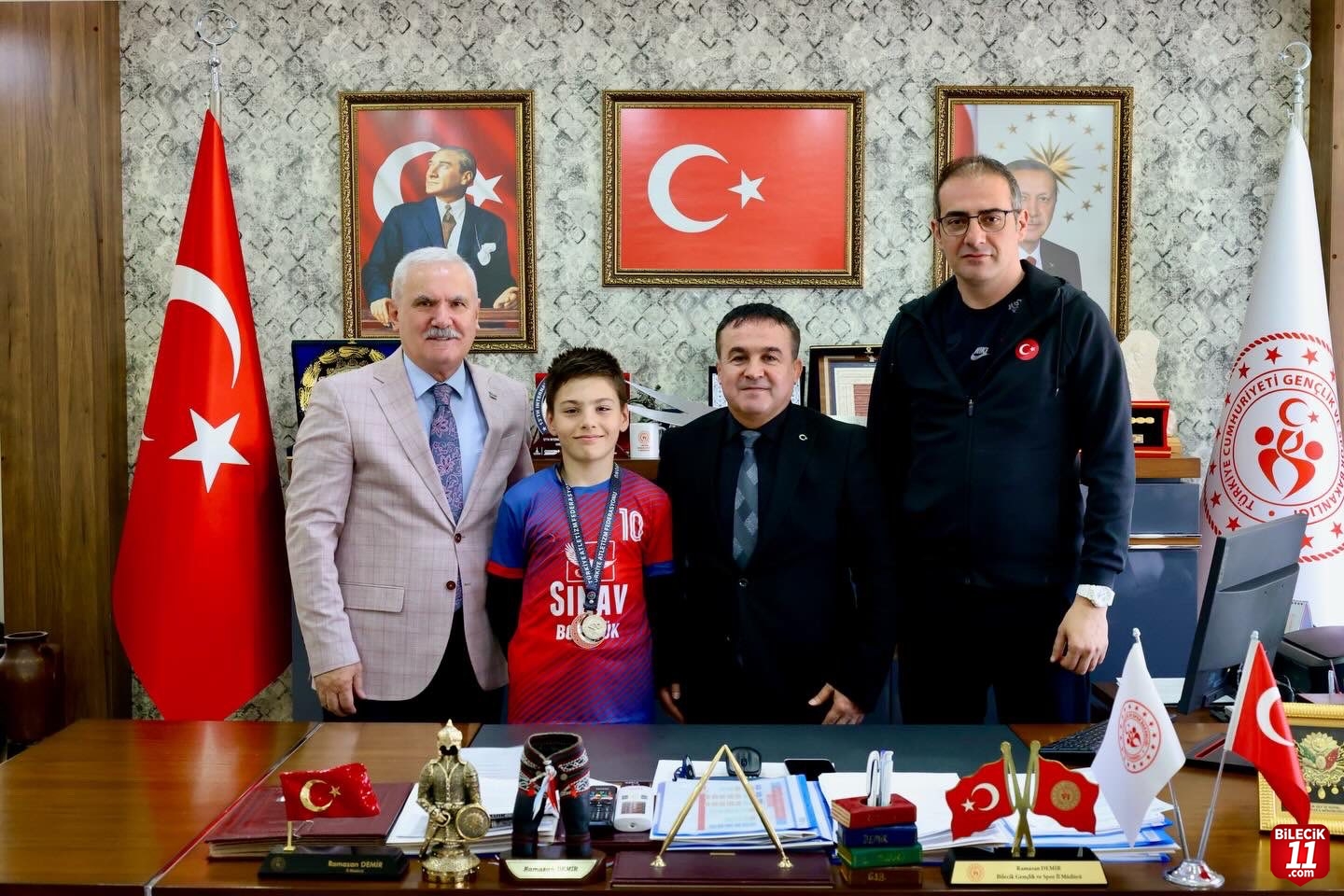 BİLECİKLİ GENÇ SPORCU MORALI'DAN TÜRKİYE DERECESİ