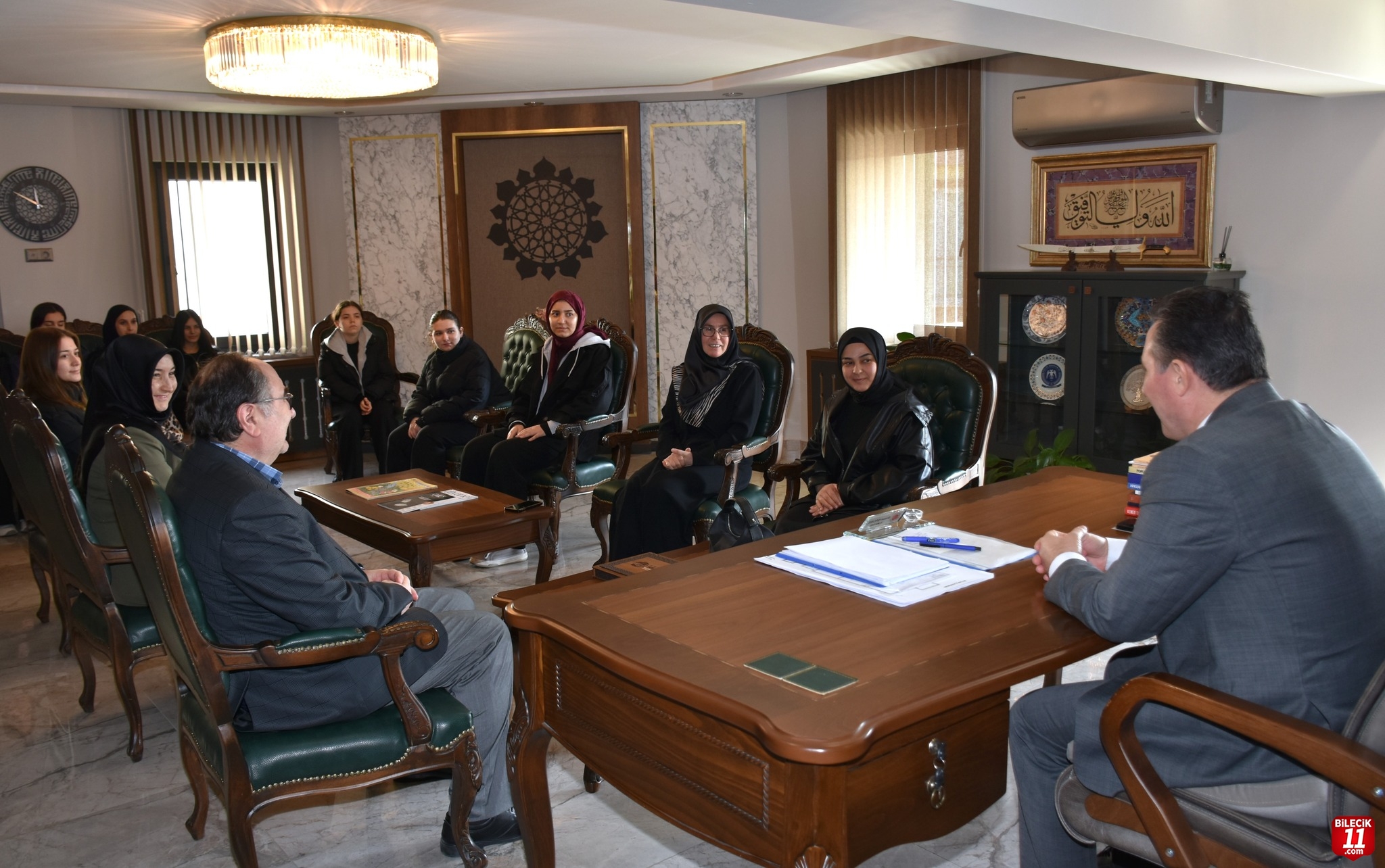 Hayme Ana Kız MTAL’den İl Müftüsü Dilek’e Ziyaret
