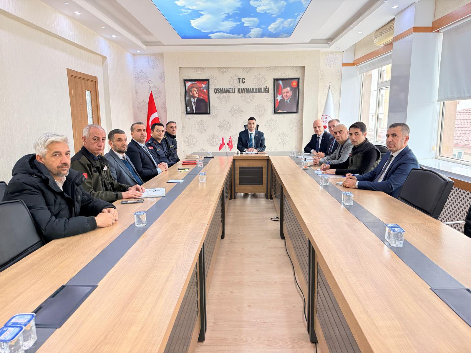 Osmaneli'nde Orman Yangınlarıyla Mücadele Toplantısı