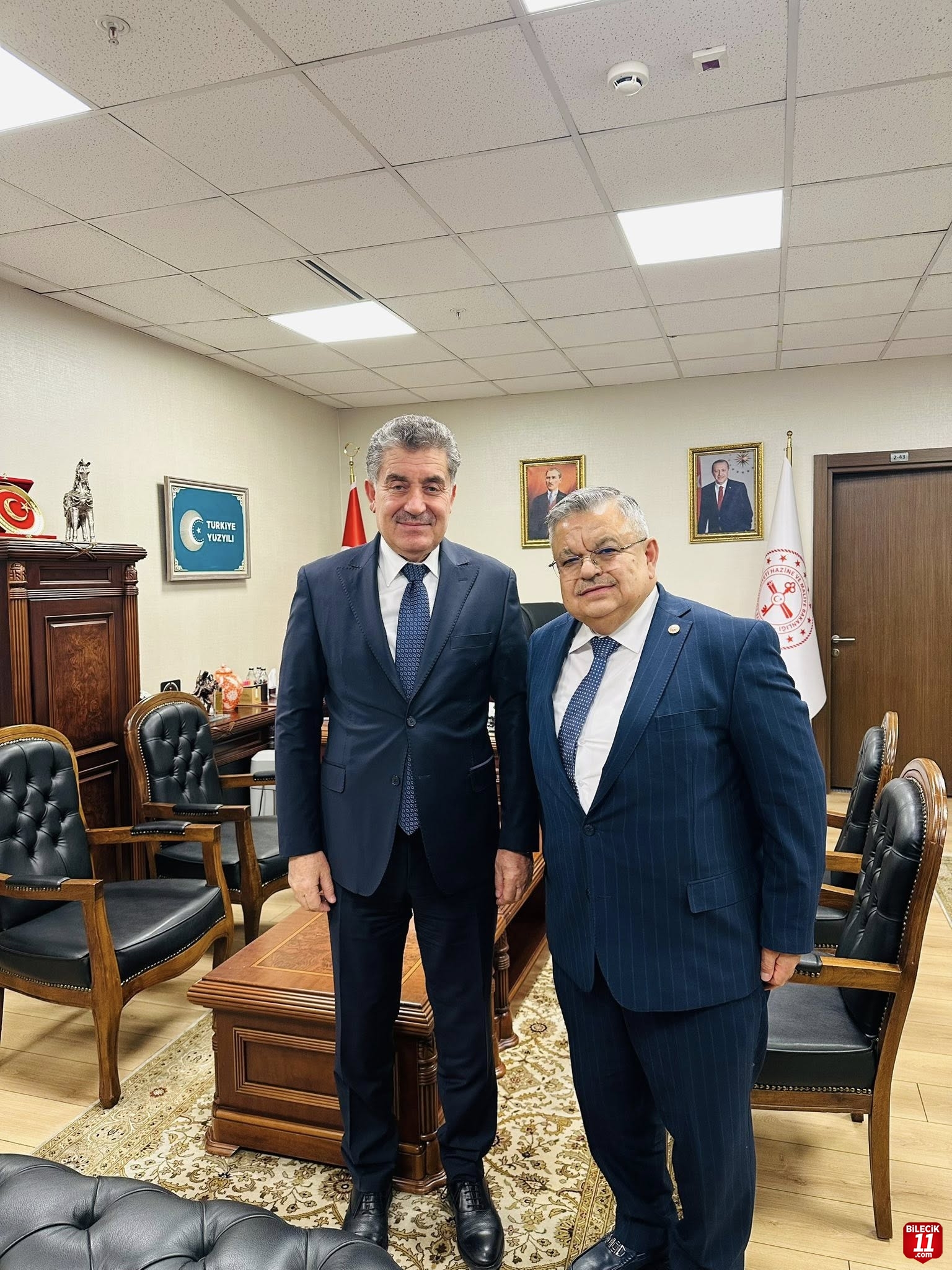 YAĞCI'DAN BAŞKAN CANTİMUR'A ZİYARET