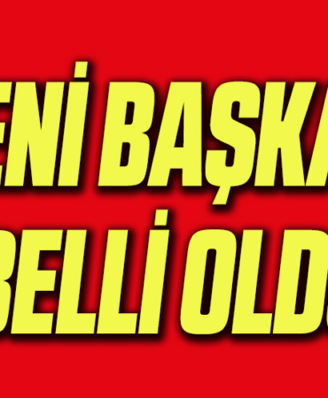 yeni başkan