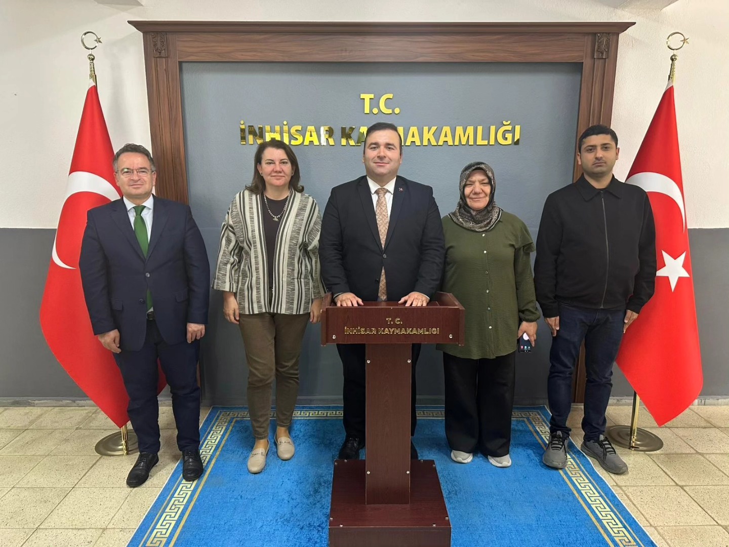 Kaymakam Ünal Personelle Bayramlaştı
