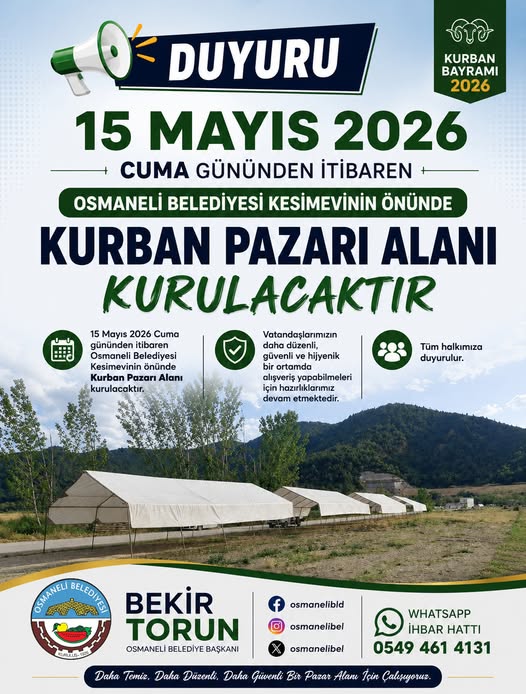 Kurban Pazarı Kuruluyor
