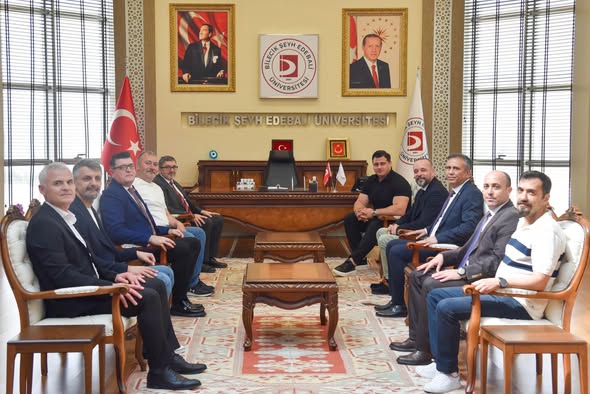 Mili Güreşçi Kayaalp’ten Rektör Prof. Dr. Kaplancıklı’ya Ziyaret