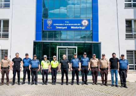 Müdür Çağlar'dan Osmaneli İlçe Emniyet Müdürlüğüne Ziyaret