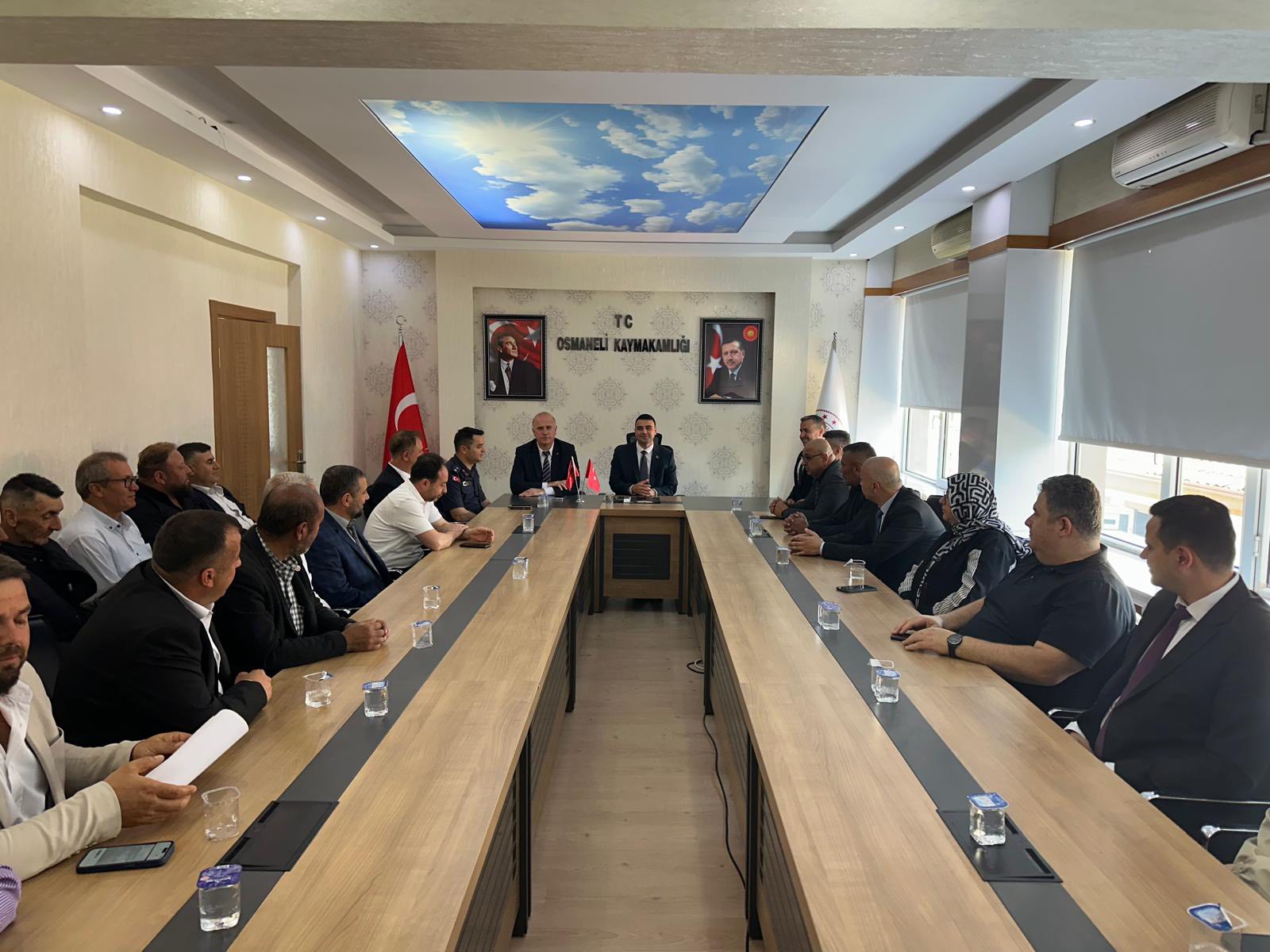 Osmaneli'nde Bayramlaşma Programı Düzenlendi