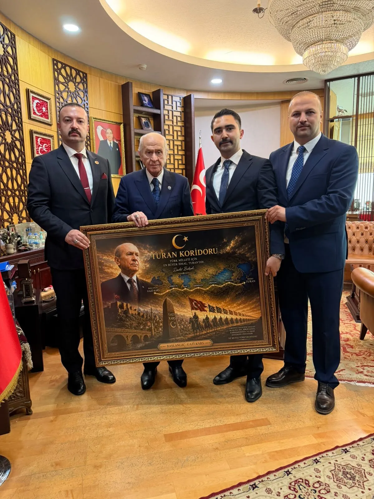 BAŞKAN EMİRLER'DEN BAHÇELİ'YE ZİYARET