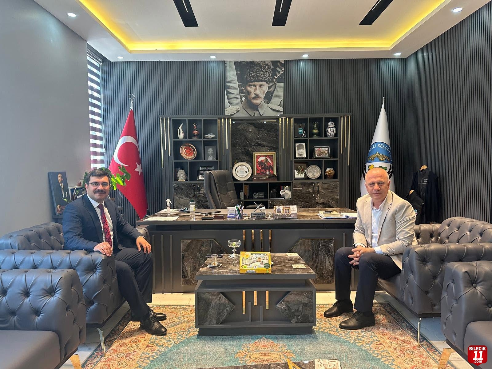 BAŞSAVCI ÖNER'DEN BAŞKAN TORUN'A VEDA ZİYARETİ