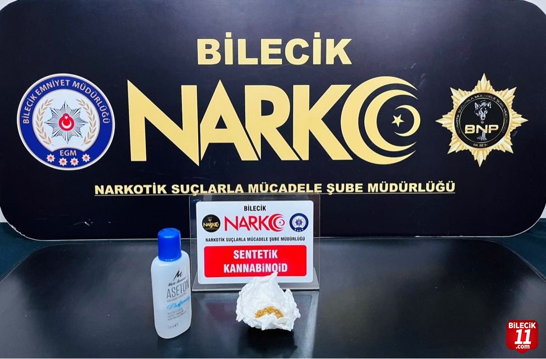 BİLECİK EMNİYETİ UYUŞTURUCULARA GÖZ AÇTIRMIYOR