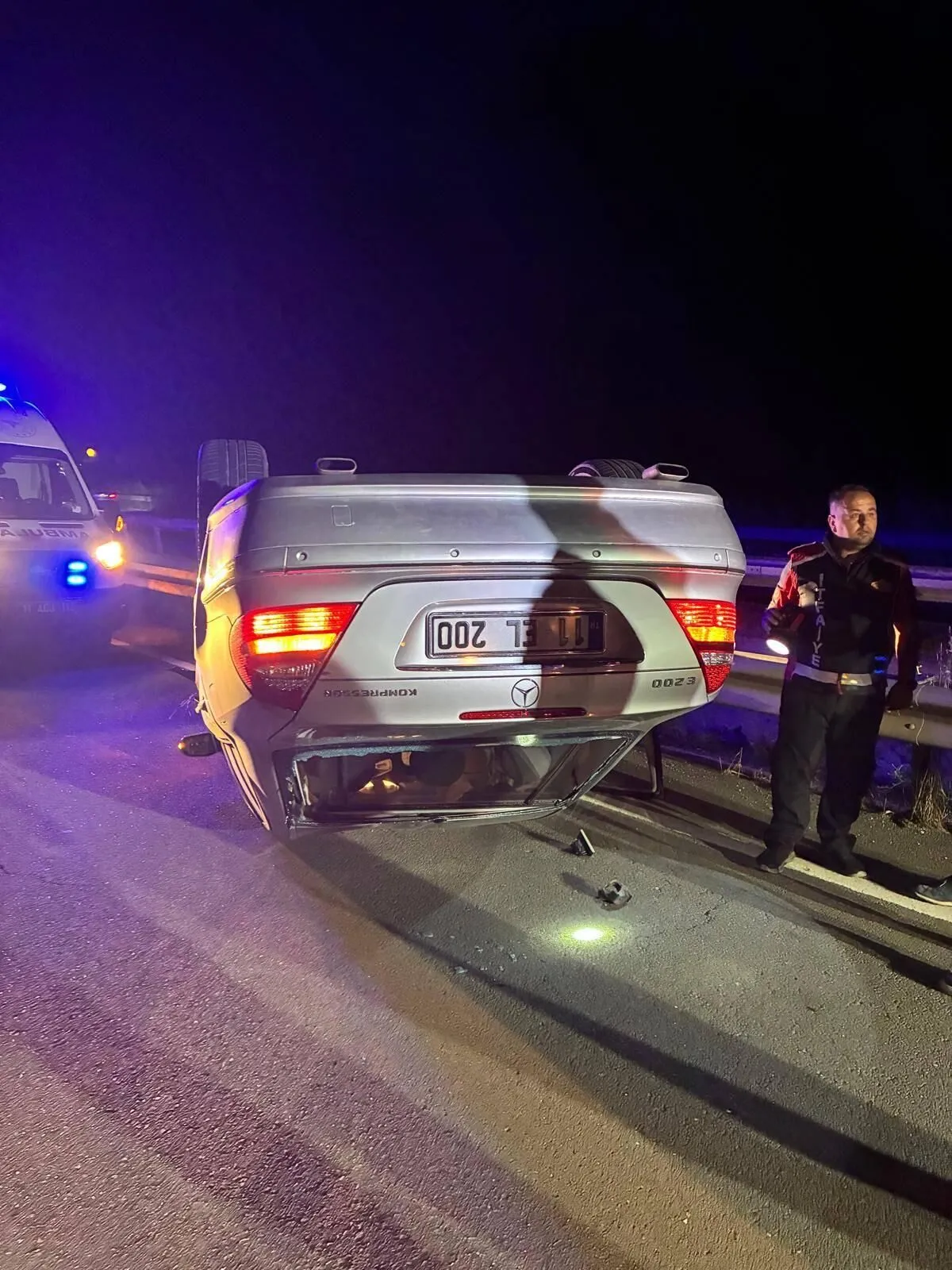 HEM ALKOLLÜ HEM DE KAZADAN SONRA KAÇTI