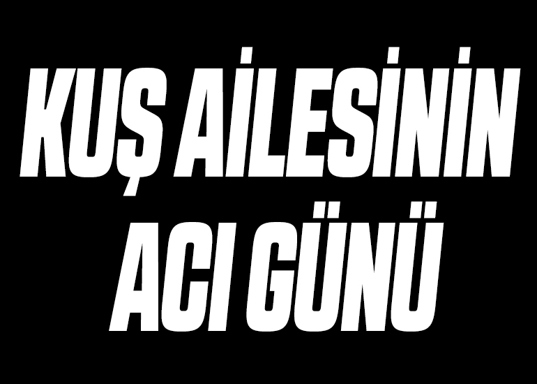 KUŞ AİLESİNİN ACI GÜNÜ