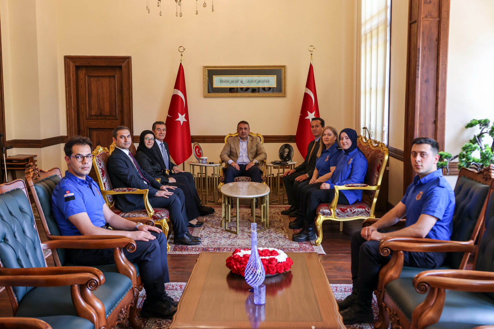 Vali Sözer Ceza İnfaz Personelini Kabul Etti