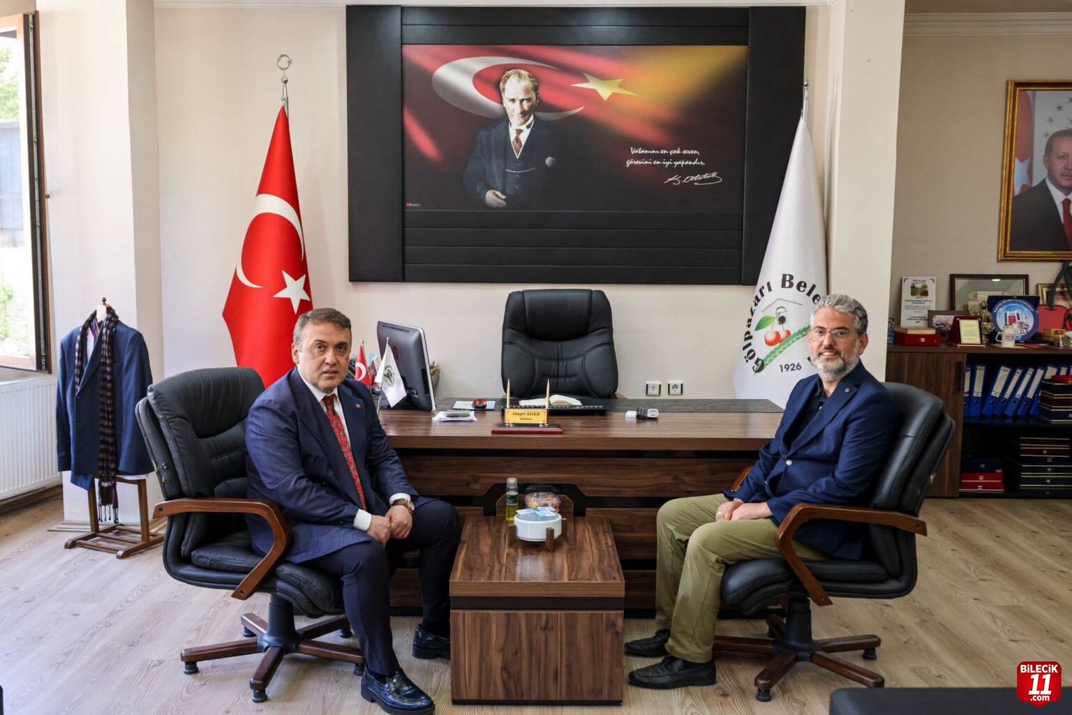 VALİ SÖZER'DEN BAŞKAN SUER'E ZİYARET