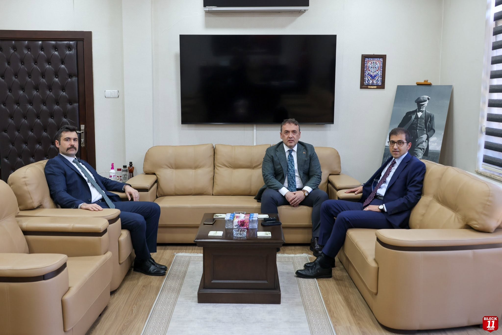 VALİ SÖZER'DEN OLGUN VE KURT'A ZİYARET