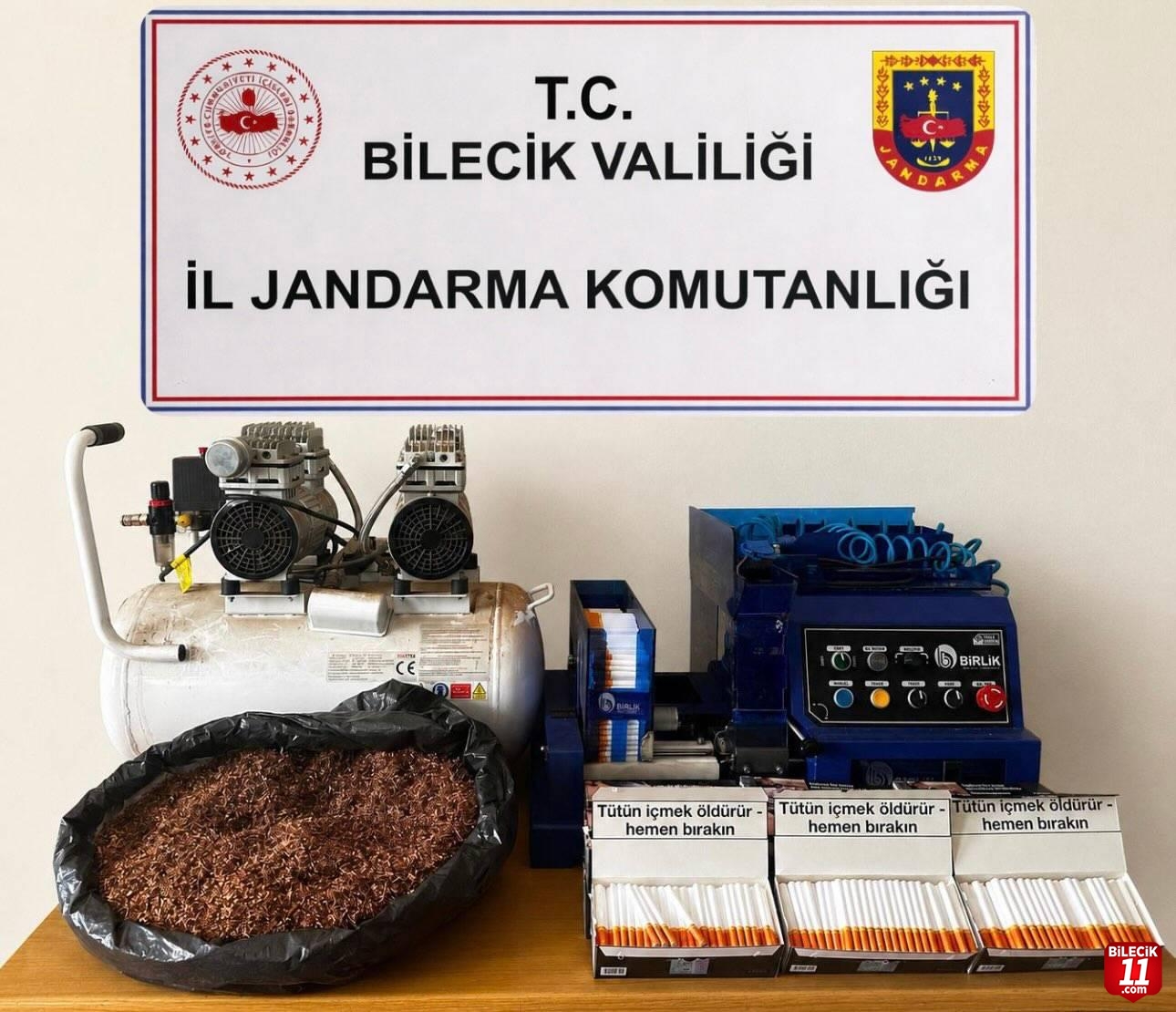 BİLECİK'TE 5 ADRESE EŞ ZAMANLI OPERASYON