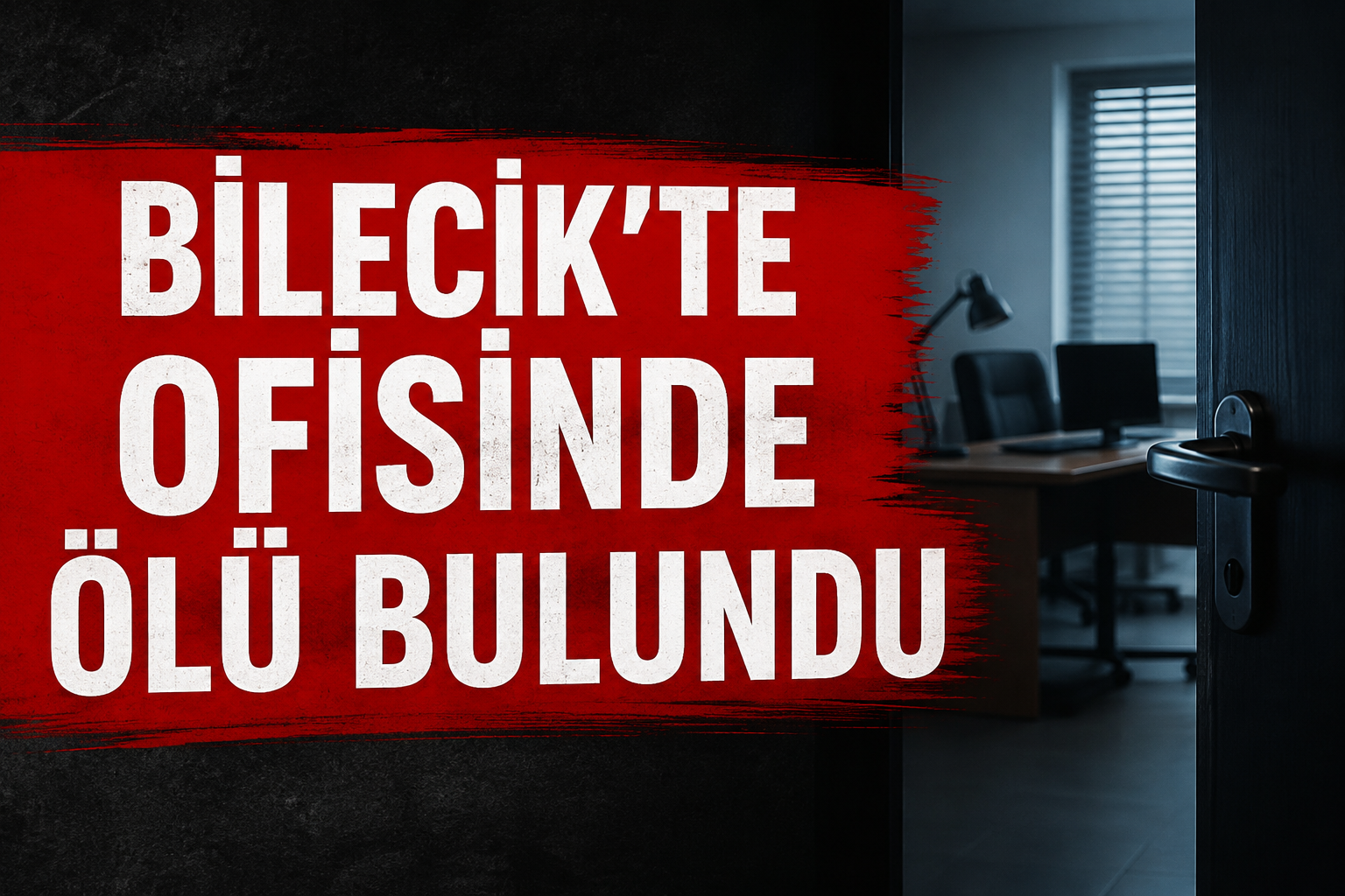 Bilecik’te Ofisinde Ölü Bulundu