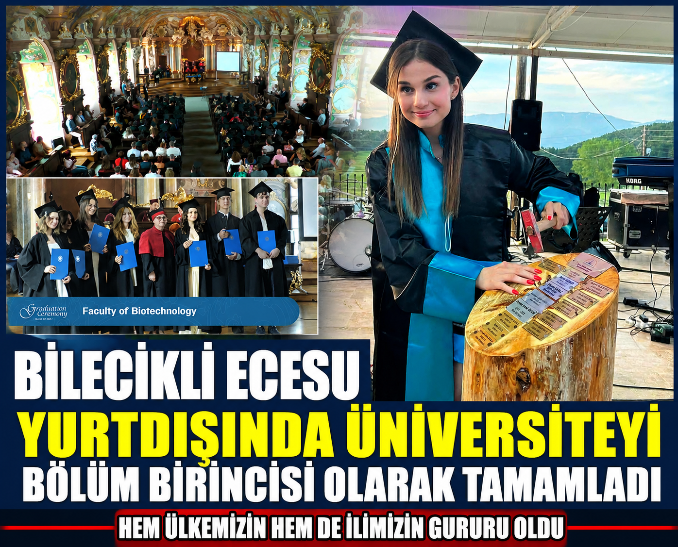 BİLECİKLİ ECESU GURURUMUZ OLDU