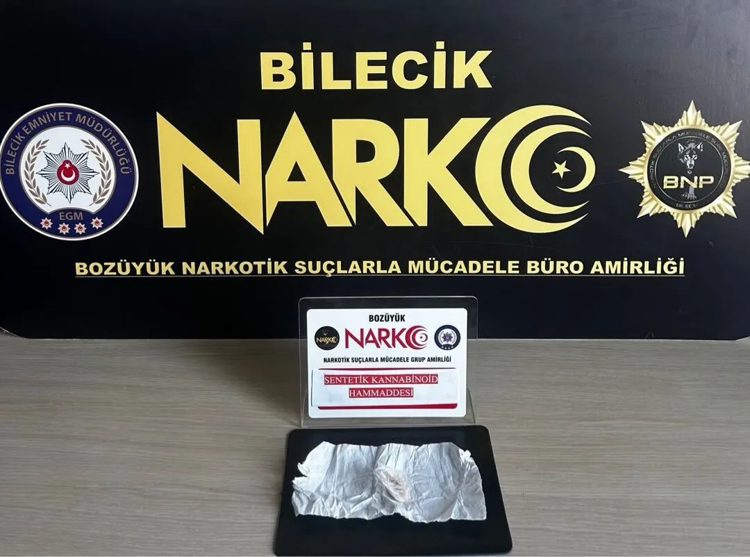 BOZÜYÜK EMNİYETİNDEN UYUŞTURUCULARA GEÇİT YOK!