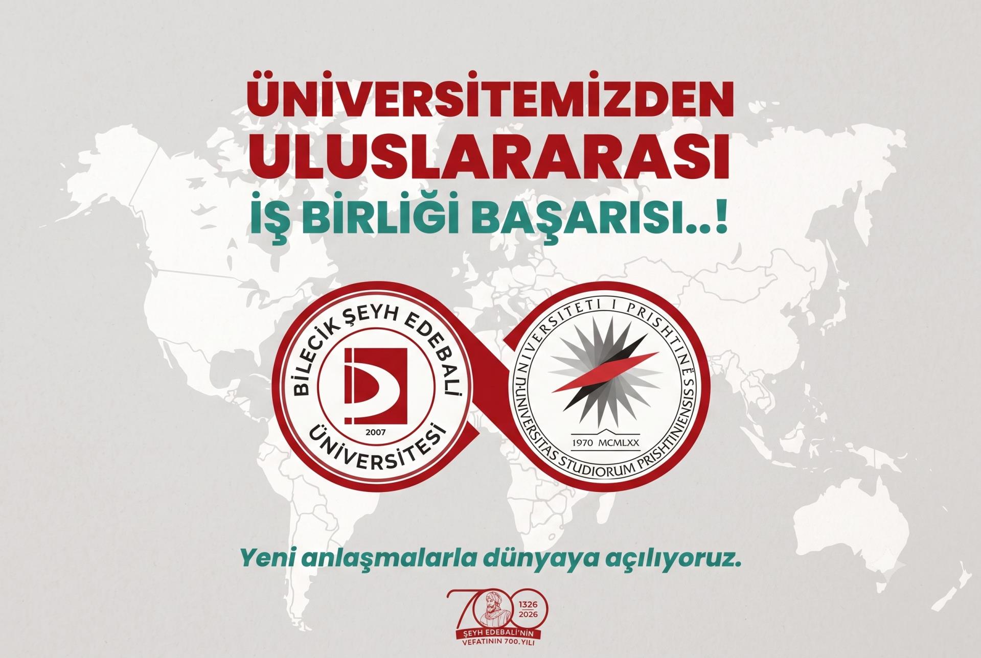 BŞEÜ'den Priştine Üniversitesi ile Erasmus+ İş Birliği