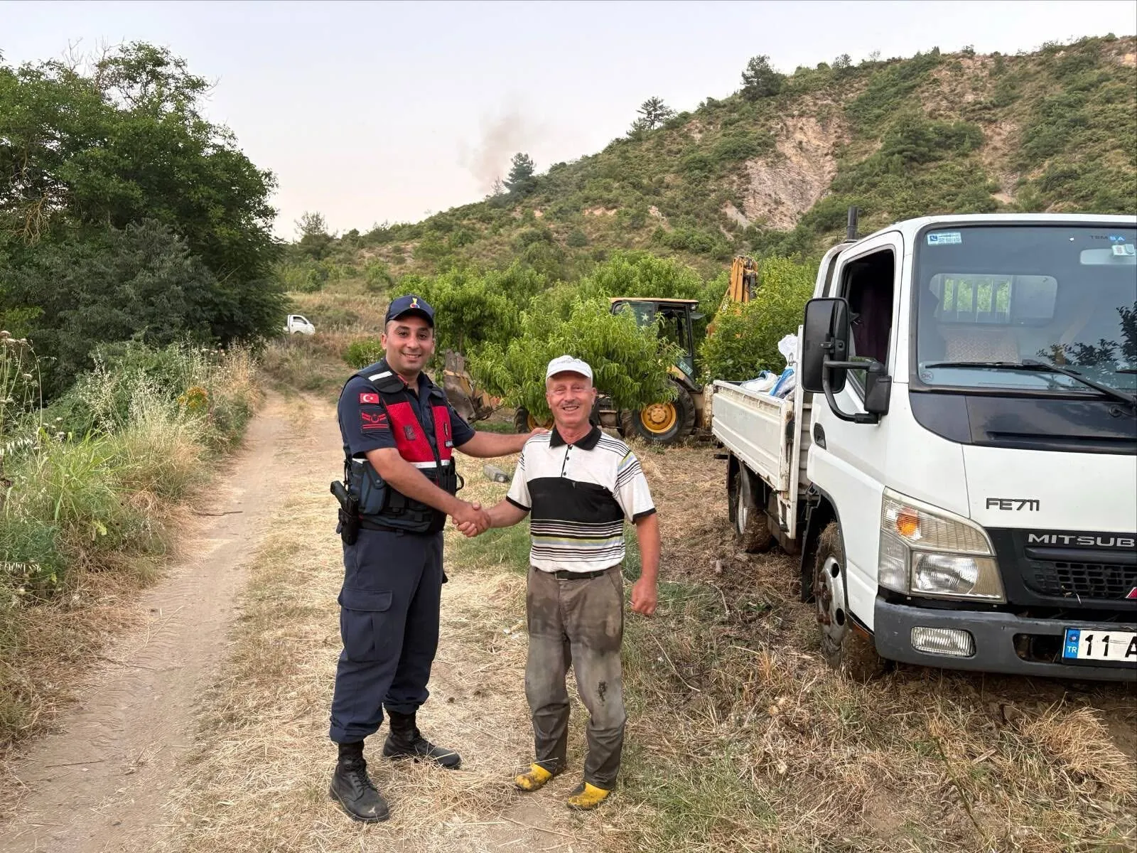 MAHSUR KALAN VATANDAŞIN İMDADINA JANDARMA YETİŞTİ