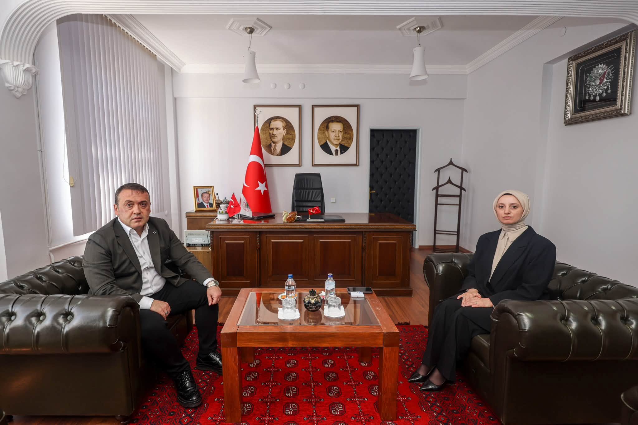 VALİ SÖZER'DEN KAYMAKAM POLAT'A ZİYARET