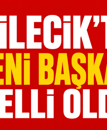 (MANŞET) BİLECİKTE YENİ BAŞKAN BELLİ OLDU-131565