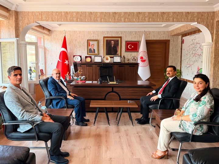 Başkan Ergün'den Kaymakam Titiz’e Ziyaret