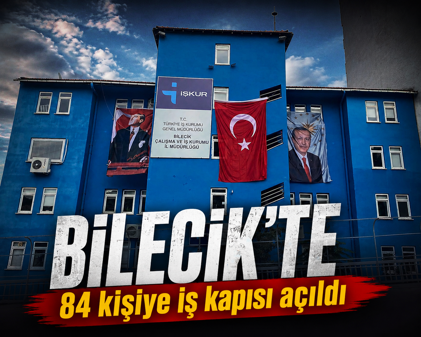 Bilecik'te 84 kişiye iş kapısı açıldı