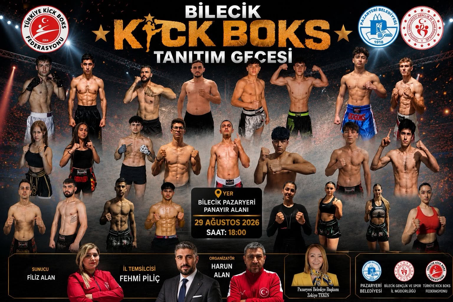 BİLECİK'TE KİCK BOKS HEYECANI