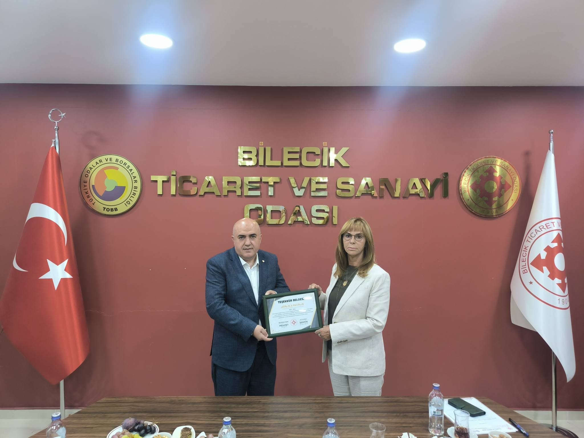 Bilecik TSO’dan Meclis Üyelerine Sertifika