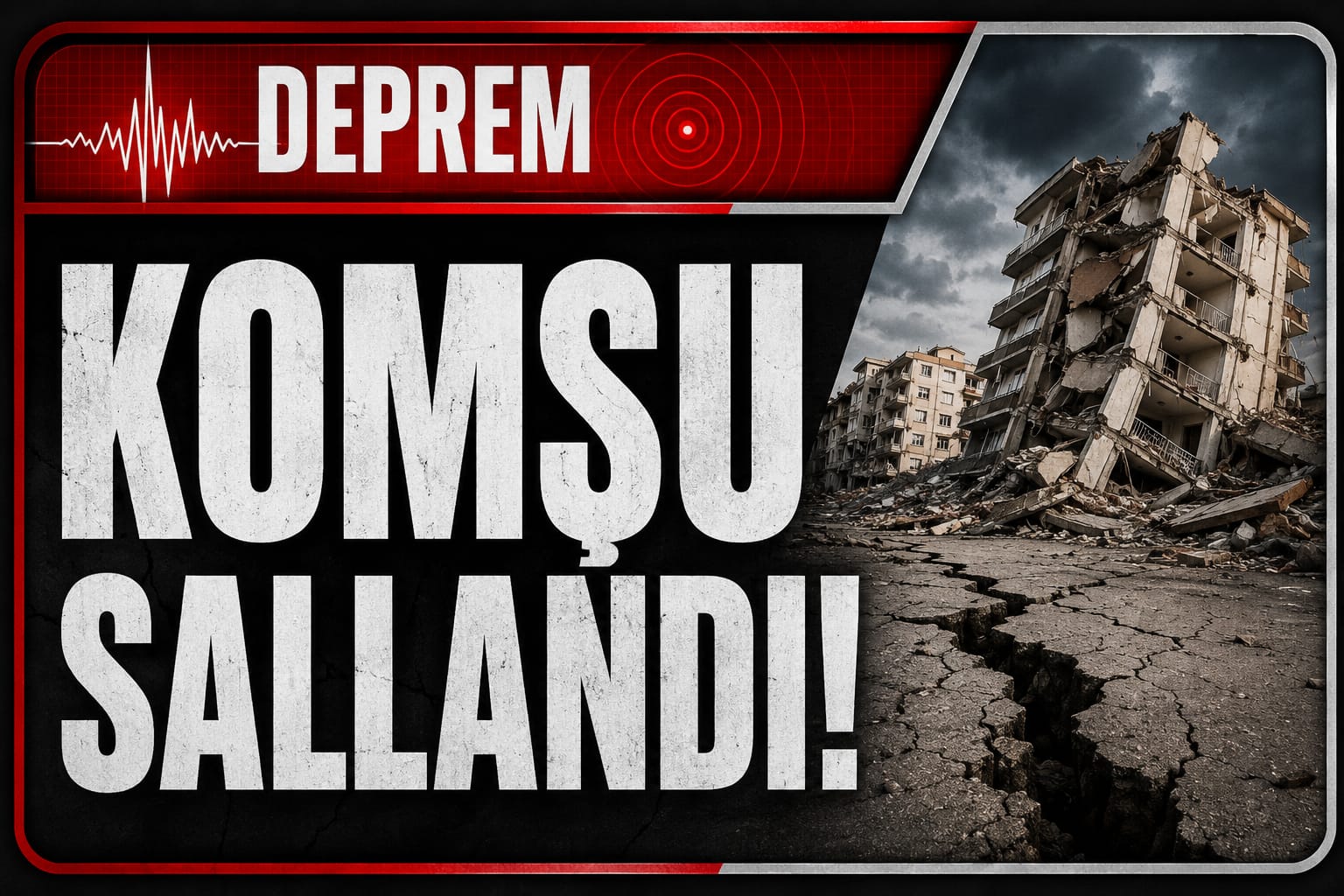 Komşu sallandı