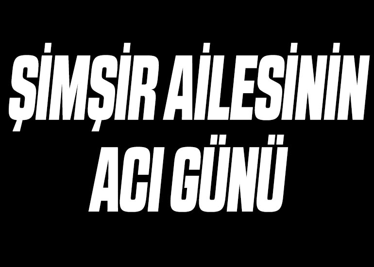 ŞİMŞİR AİLESİNİN ACI GÜNÜ