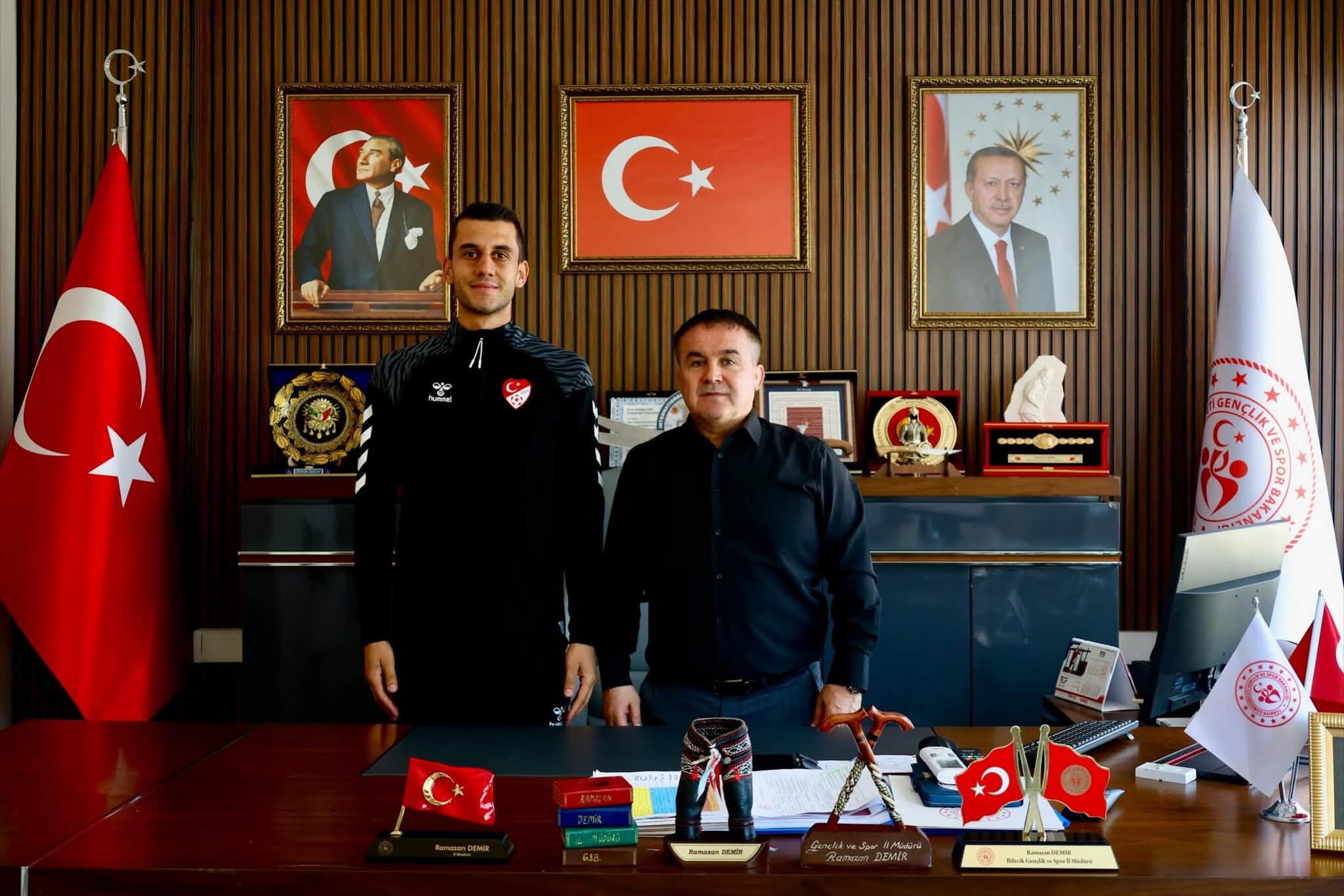 TECRÜBELİ HAKEM KÖSE'DEN MÜDÜR DEMİR'E ZİYARET