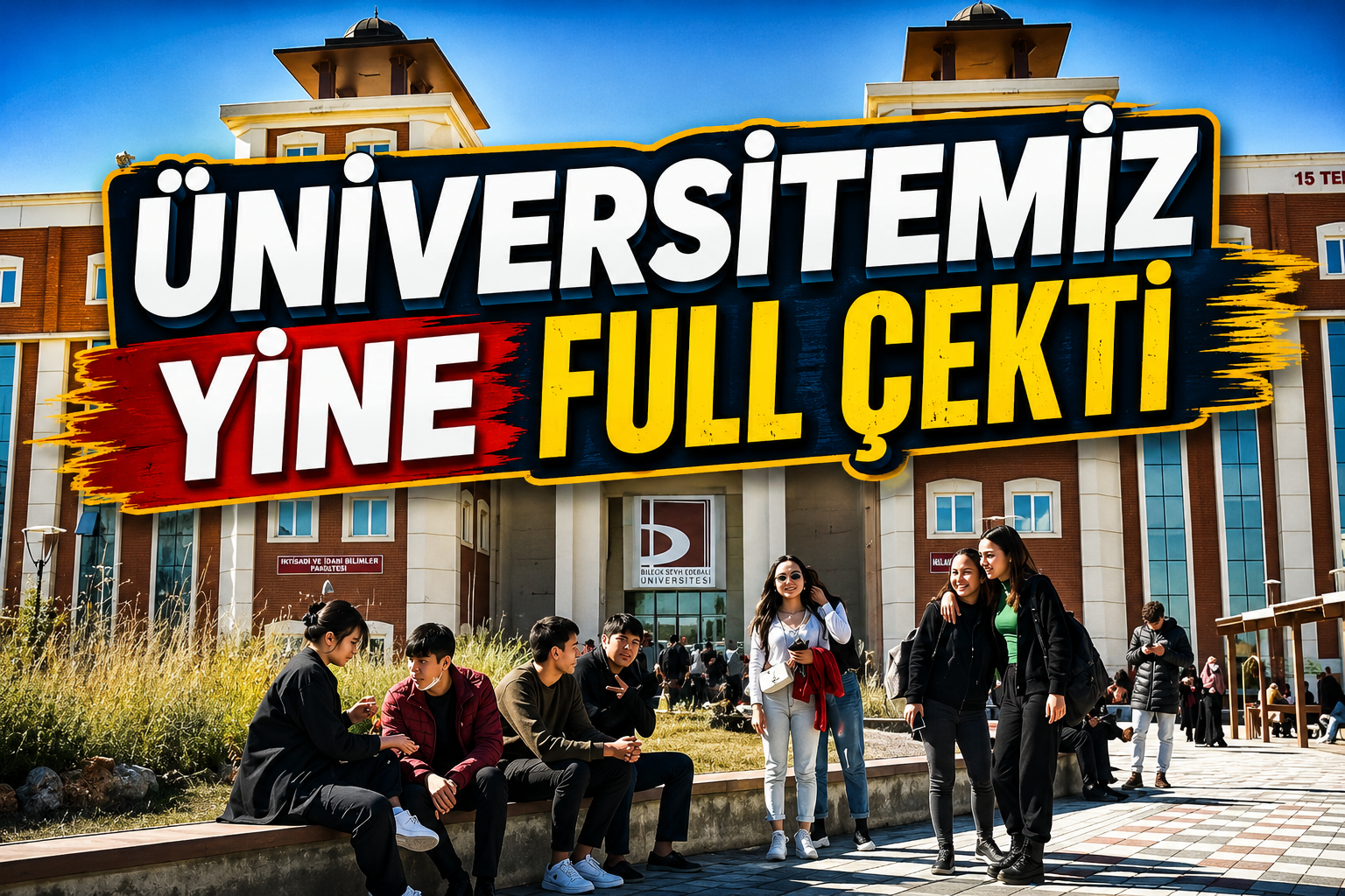 ÜNİVERSİTEMİZ YİNE FULL ÇEKTİ