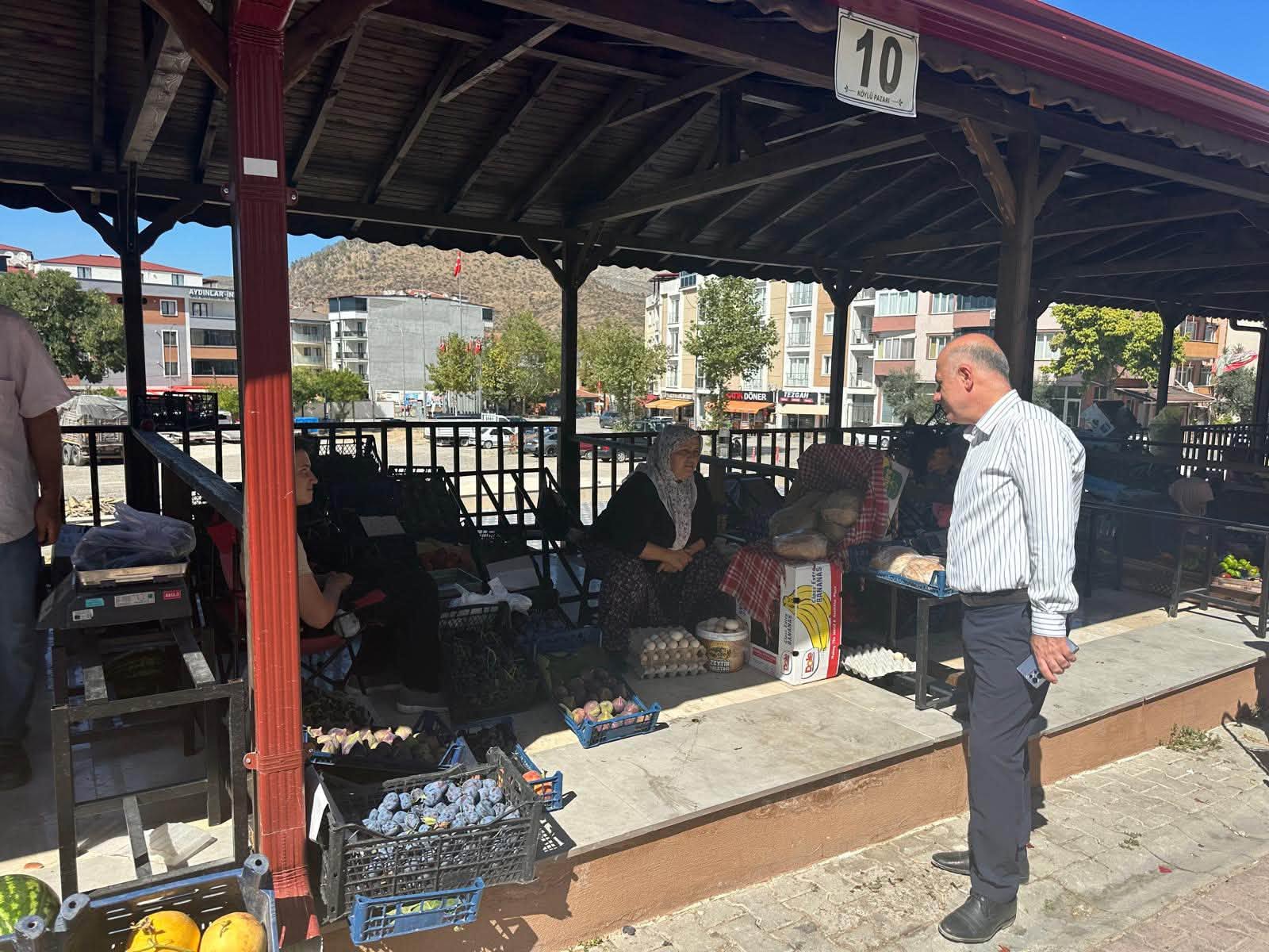Başkan Torun'dan Köylü Pazarına Ziyaret